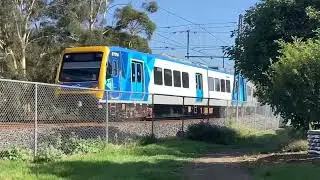 X'trapolis 100 at rushall station with a loud horn