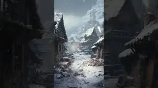 Medieval Celtic Music and Snowy Village #celtic #medieval #fantasy #music #medievalvillage #snow