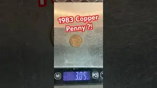 RARE 1983 Copper Penny FOUND Coin Roll Hunting?!