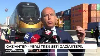 Gaziantep - Yerli tren seti, Gaziantep’te raylara indi
