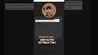 Set A Default Beneficiary and Payer