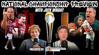🏆🏈 College Football National Championship Preview | Indiana vs. Miami | The Hammy Show