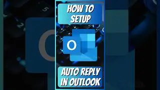 Setup auto reply in Outlook! #shorts #outlook #autoreply