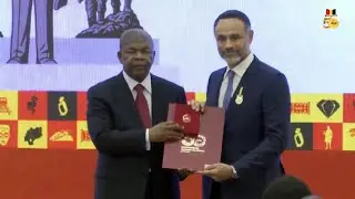 Wissam Nesr recebe a Medalha Comemorativa dos 50 Anos da Independência de Angola