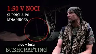 HOROROVÁ NOC V LESE -  toto ku mne v noci prišlo, keď som spal pod stromami.
