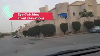 Riyadh Street Ride | Nice Architecture | Evening Street sunset | Moven Look | Beautiful Buildings