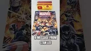 Amazing Marvel ENCYCLOPEDIA 2021 Edition w/ some words by STAN LEE!!