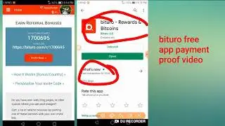 Bituro free app payment proof video earn money real online payment join now referral code 1700695