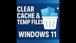 How to clear cache files and Temporary files from your computer Win 11 2025@RandomIndianYoutuber