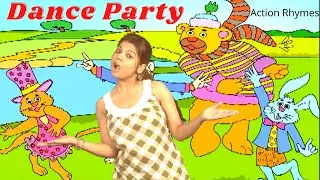 DANCE PARTY | Nursery Rhymes | Poems In English | Action Rhymes | Kidstart Tv