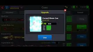 cursed moon cue level max 8 ball pool// 8bp