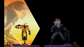 SCORPION VS GHOST RIDER - MARVEL VS CAPCOM MAXIMUM MUGEN