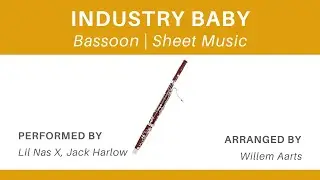 Industry Baby - Lil Nas X, Jack Harlow | Bassoon | Sheet Music