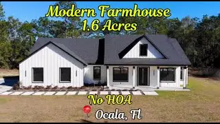 New construction - Modern farmhouse - 1.6 Acres with no HOA