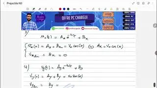 Exercice Difficile dans le mouvement Plan -Projectile -2 BAC SM PC-partie 2