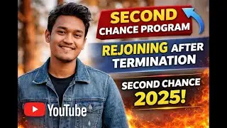 YouTube Second Chance Pilot 🔥 | Channel Terminate होने के बाद नया Channel कैसे मिलेगा? Full Guide