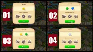 Township Colorful Puzzle Levels 01, 02, 03, 04