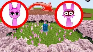 Upgraded My Garden in Minecraft 💗 Pink Mobs Everywhere!