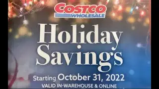 Costco Holiday Saving 2022