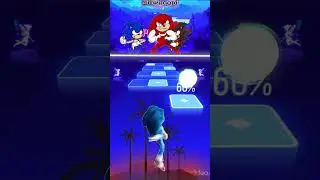 Sonic Dancing😹😹| Tiles Hop #sonic #tileshop #shorts #makeba