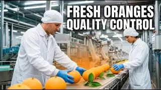 Как ежедневно обрабатываются миллионы апельсинов 🍊 | Скрытый процесс