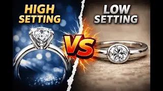High Setting vs Low Setting Diamond Rings