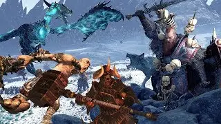 Totalwar Warhammer: MONSTER HUNT - Very Hard ► Throgg VS Frigustrix, Scion of the Cold-Void 2