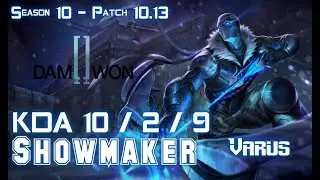 DWG Showmaker VARUS vs ZED Mid - Patch 10.13 KR Ranked
