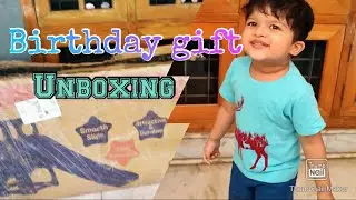Izaan's Birthday gift|| Unboxing||Playgro Garden Slide || Rylan Play mat