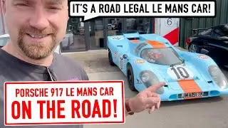 Going for a drive in a ROAD LEGAL &pound;1m Porsche 917 Le Mans car 😍