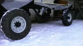 Ремонт прицепа 2 ПТС-4 1 часть