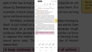 Newton first's law of motion(3.2)_page 59,60___Class 9 physics