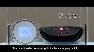 Atmosphere Drive Car Air Treatment System Effective Air Filtration Demonstration