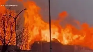 Witness describes Wolf Point grain elevator fire