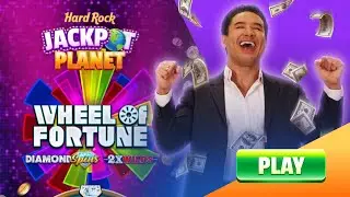 Mario Lopez Invites You to Play Wheel of Fortune Slots at Hard Rock Jackpot Planet
