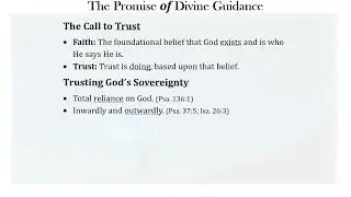 The Promise of Divine Guidance