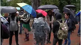 OSU students participate in national walkout in support of Dr.&nbsp;Christine Blasey Ford