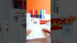Luxor magic colour pens unboxing@talentsofhomemaker5803#unboxing #magic colours#drawing#coloring
