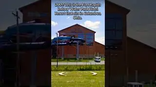 The Abandoned and DESTROYED Fort Rapids Water Park Hotel in Columbus, Ohio #shorts