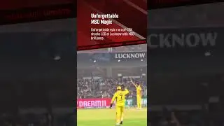 MS Dhoni's BEST Run Out Ever! CSK vs LSG 🔥 #MSDhoni