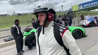 2023 Canadian Tire Motorsport park IMSA Michelin Pilot Challenge. All GS and TCR cars, pit road walk