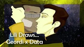 |SpeedPaint| Geordi La Forge x Data Soong