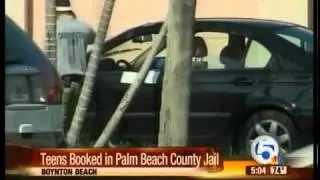 Teens Booked in Palm Beach County Jail