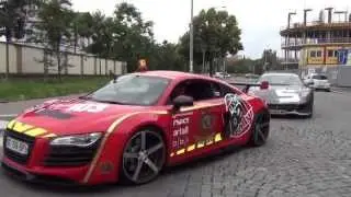 Preview: ModBall Rally 2013 in Prague - loud revs, acceleration & drifts!