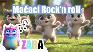 Mačac&iacute; Rock'n roll | Detsk&aacute; pesnička | Pesničky pre deti | Po slovensky | Pieseň o mačk&aacute;ch