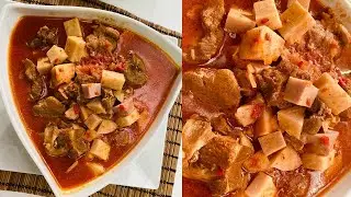 طريقة عمل قلقاس بالصلصة | العزومة مع الشيف فاطمة أبو حاتي