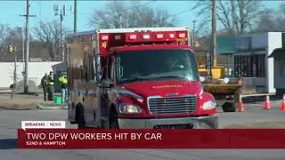 Two Milwaukee Department of Public Works employees hurt in crash, police say