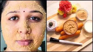 Carrot Face Pack For Soft and Smooth Skin || Homemade Carrot Powder