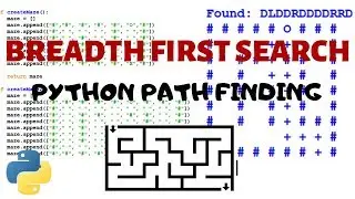 Python Path Finding Tutorial - Breadth First Search Algorithm