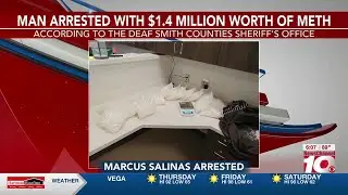 VIDEO: Deaf Smith County Sheriff&rsquo;s Office arrests 1 after traffic stop finds 31 pounds of meth